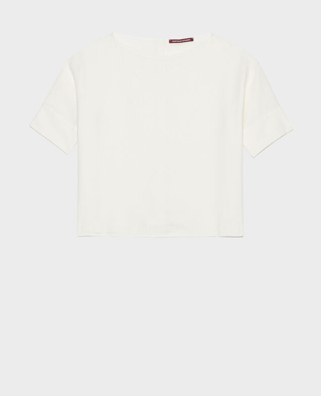 Loose linen top Gardenia