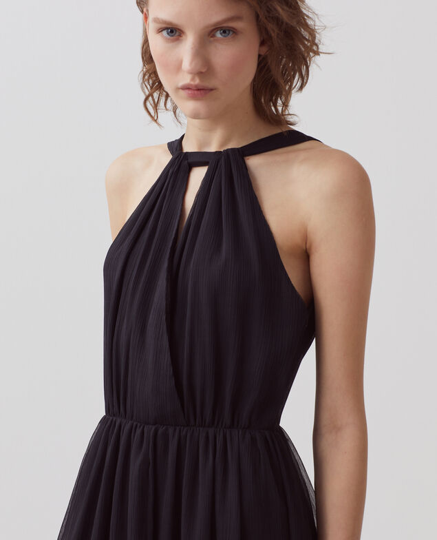 Fluid maxi dress H091 black beauty