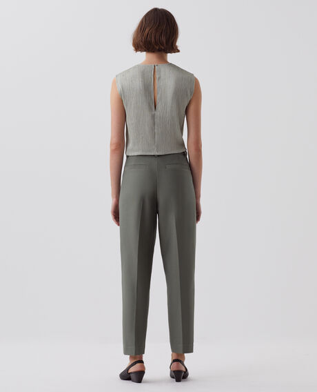 CAMILLE - Carrot trousers J560 basil dark green