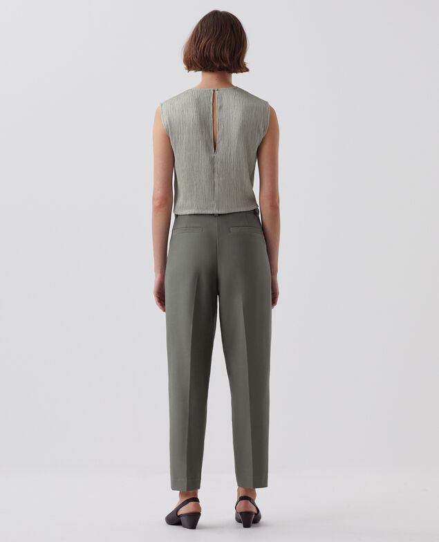 CAMILLE - Carrot trousers J560 basil dark green