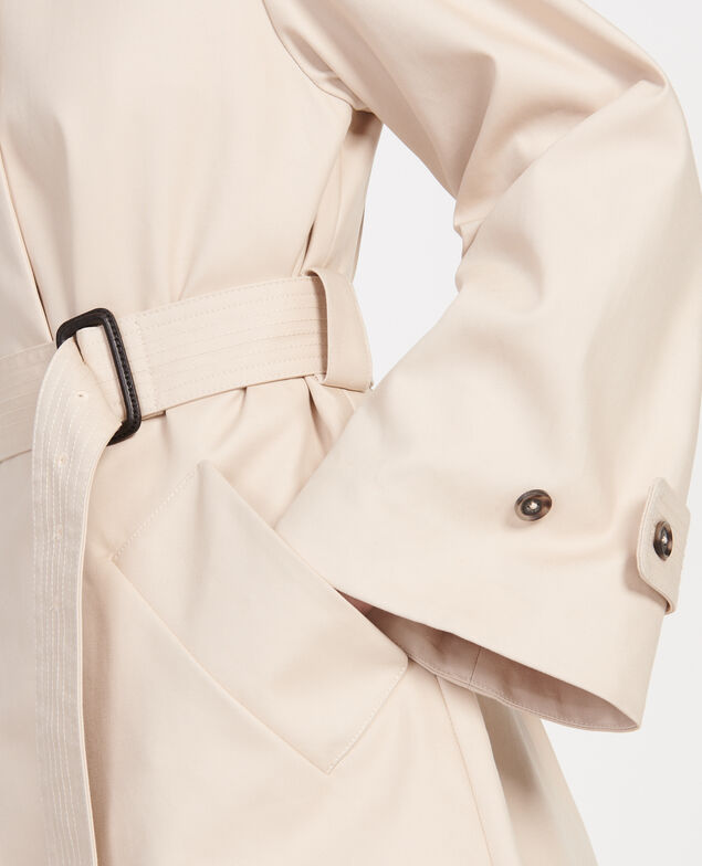Cotton overcoat  Smoke gray
