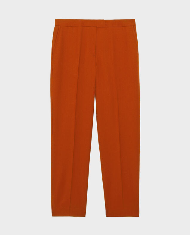 MARGUERITE - Cigarette trousers Umber