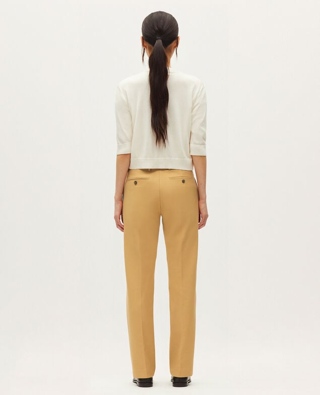Slim fit straight trousers K320 prairie sand