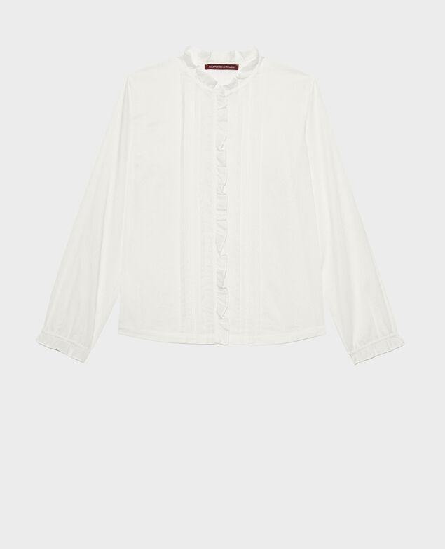Cotton blouse 7000 01 white