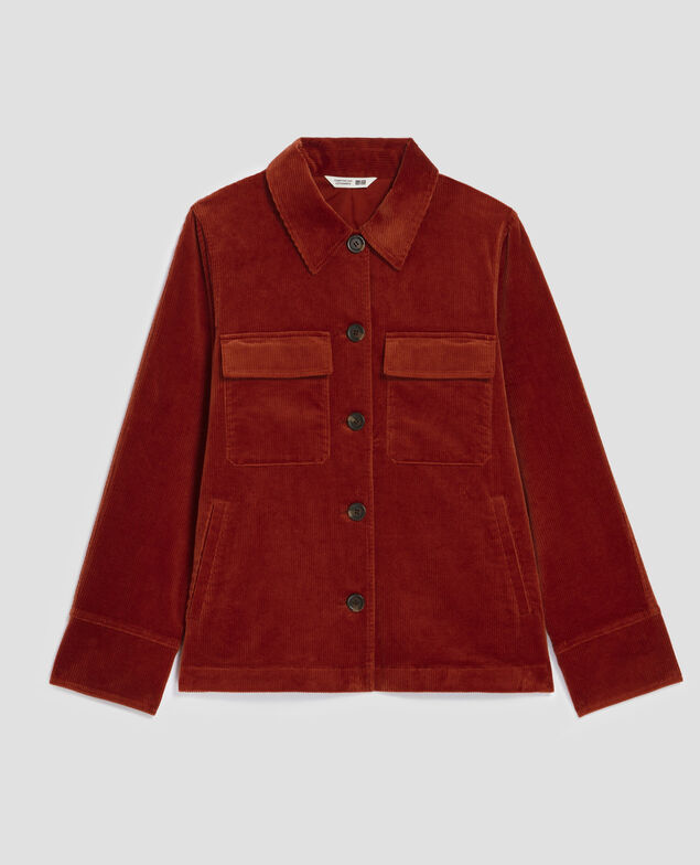 Corduroy jacket U270 orange