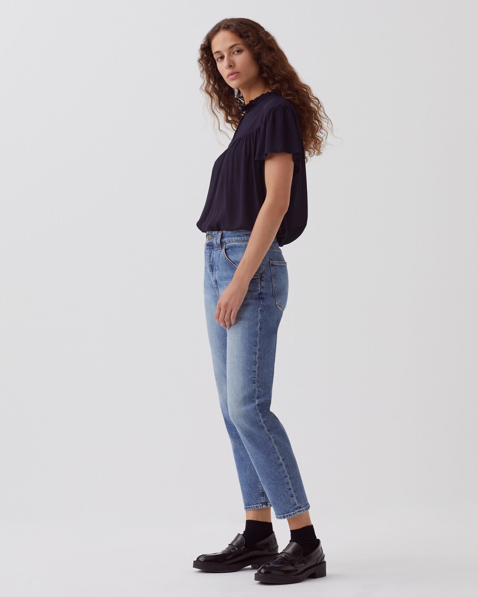 さらに100円引き◆MISCHIEF◆WASHED SLOUCHY JEANS RITA - Slouchy jeans vintage wash - Comptoir des Cotonniers