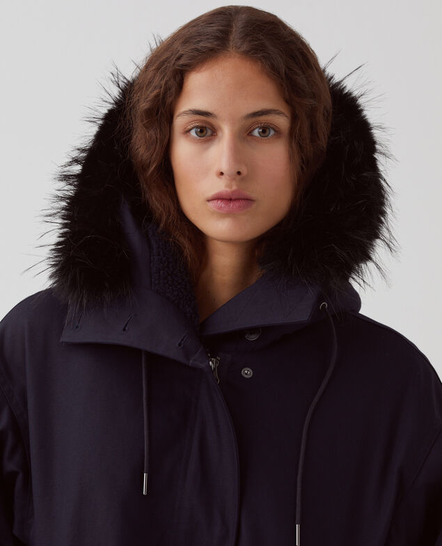 Hooded parka H695 night sky