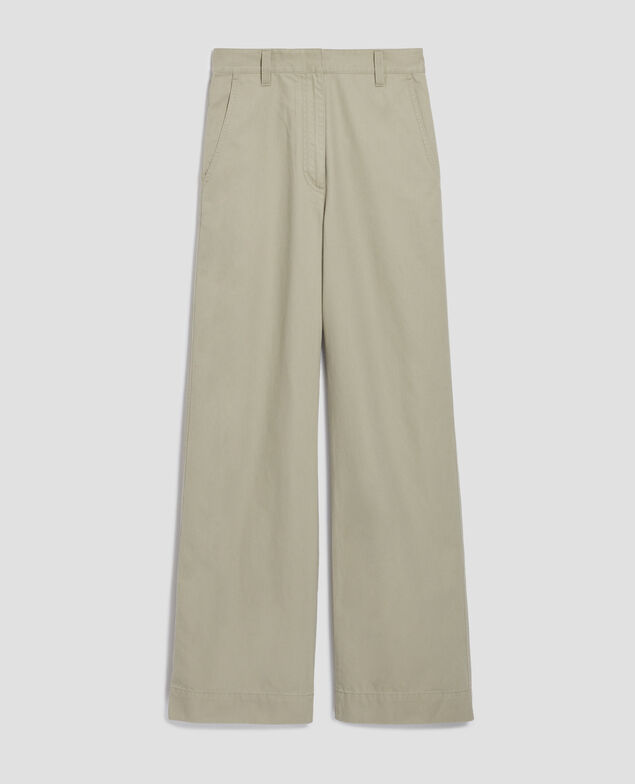 BLANDINE - Straight trousers H030 abbey stone