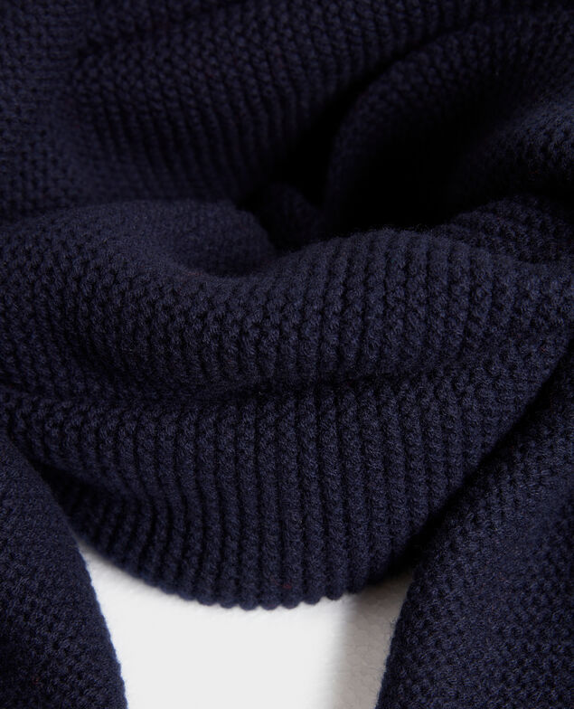 Knitted wool scarf Night sky