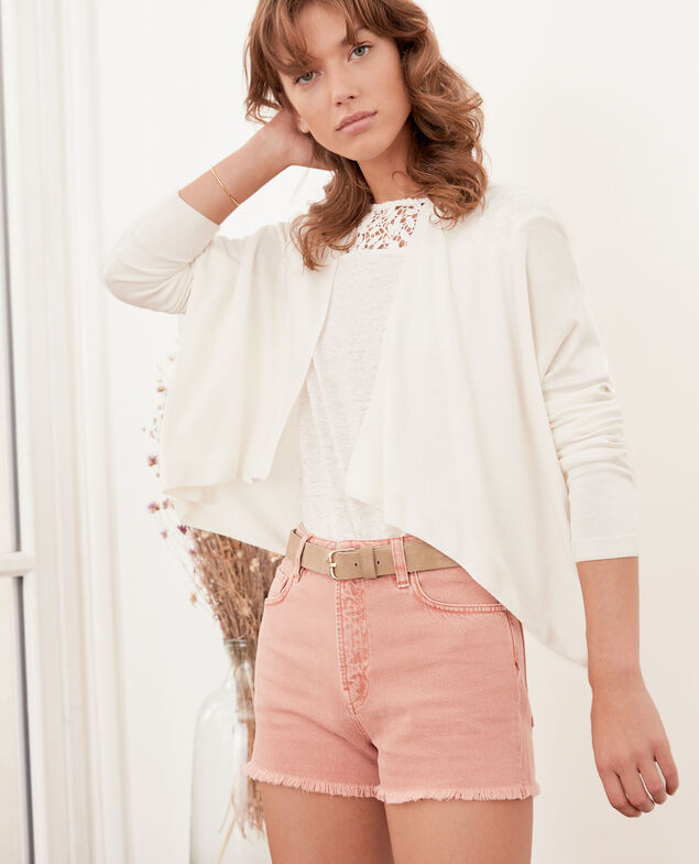 Short cardigan Off white