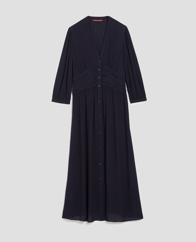 Silky maxi dress H695 night sky