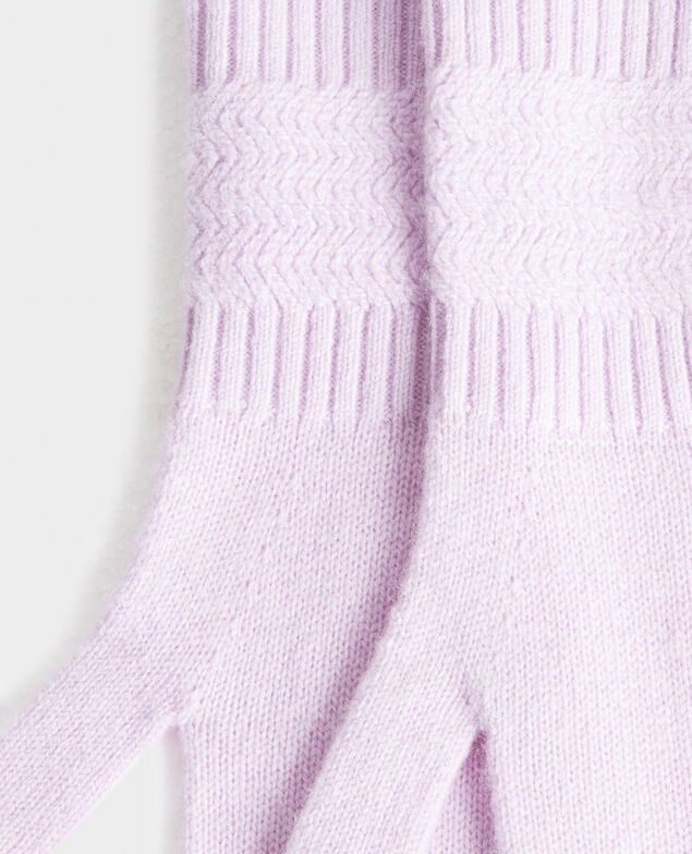 Cashmere gloves Pastel lilac
