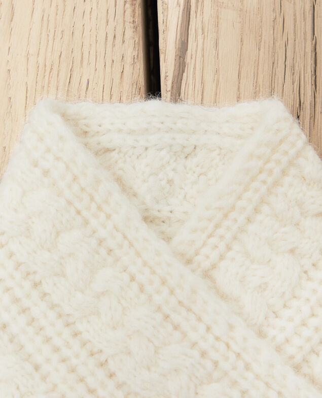 Knitted collar Off white