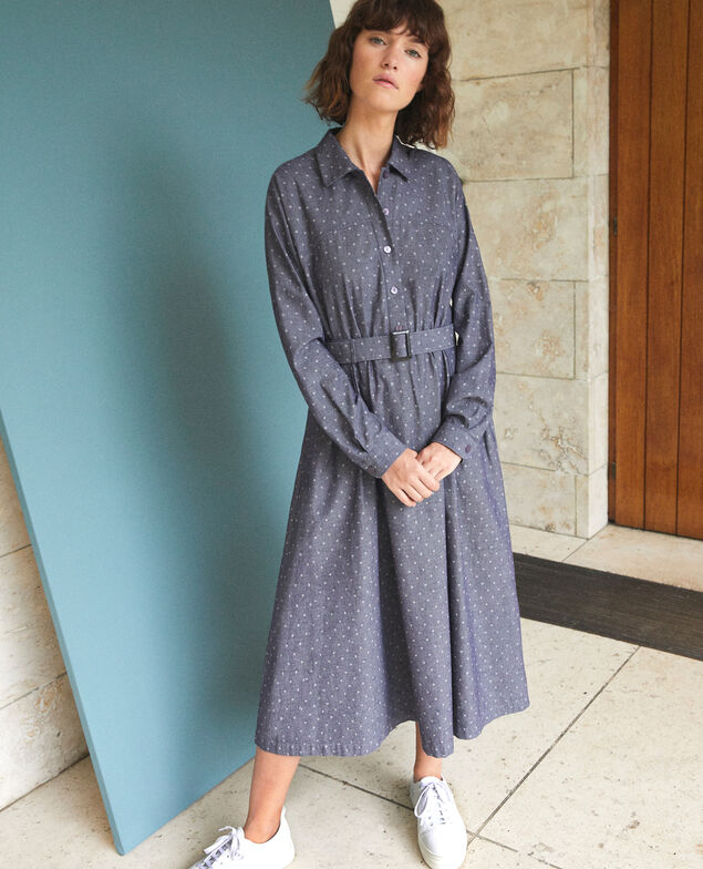 Mid-length dress Blue