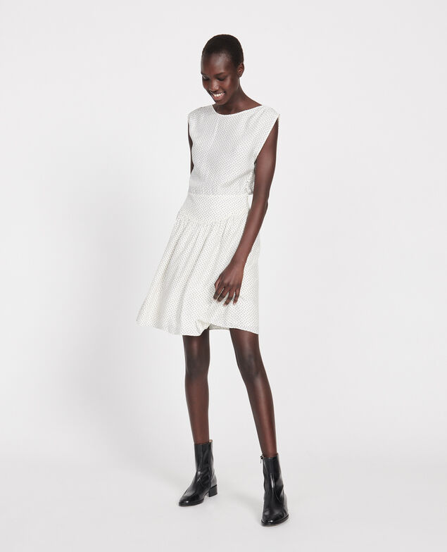 Silk dress Memphis amparo blue