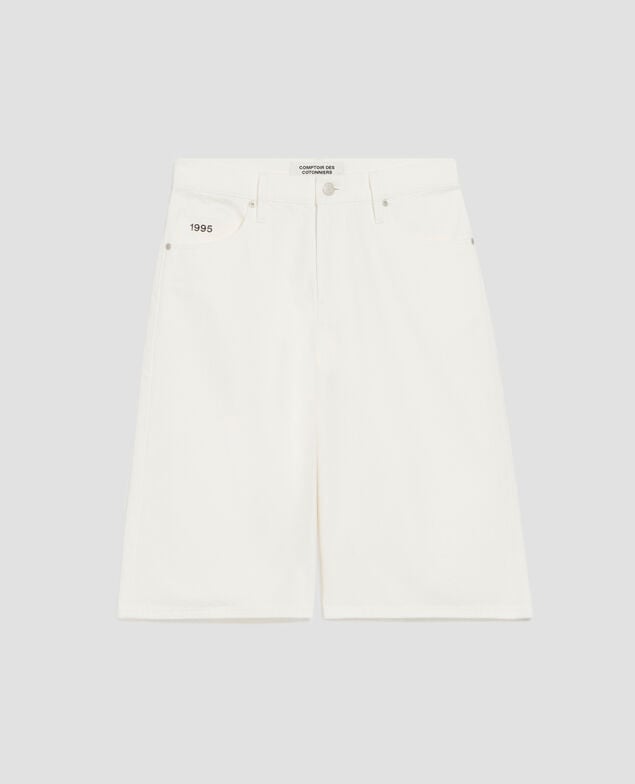 Cotton skort H003 white