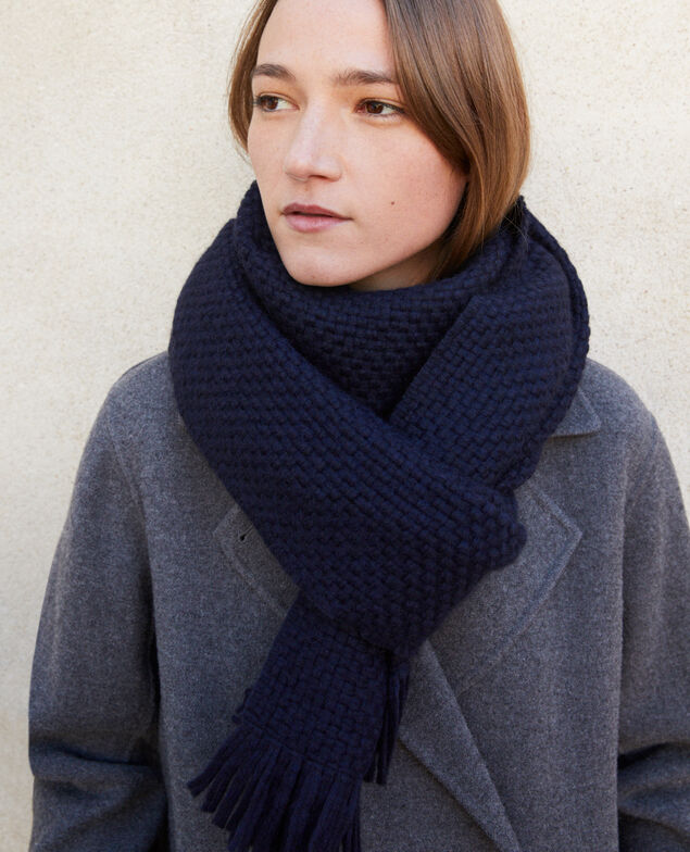 Big scarf Peacoat