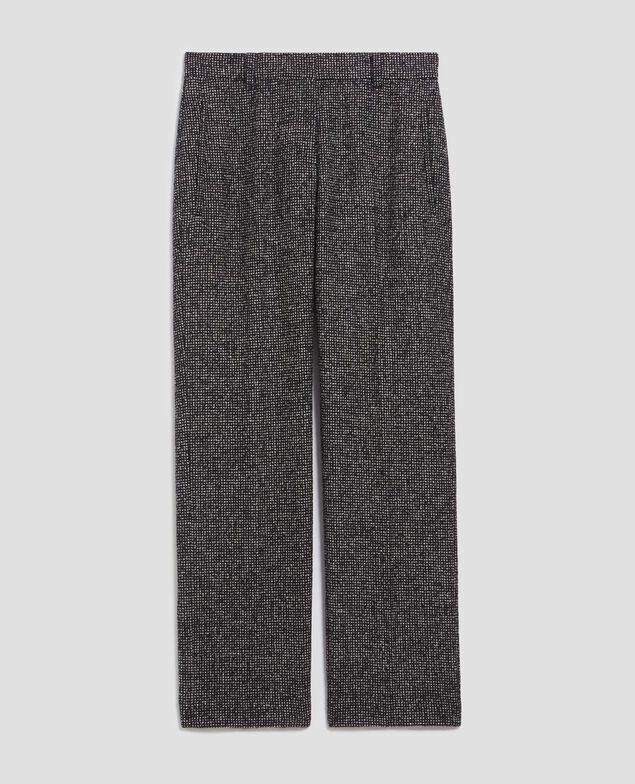 COLETTE - Straight trousers I097 neppie black