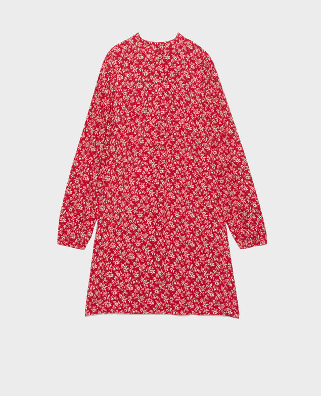 AGLAÉ - Short printed dress Indienne red