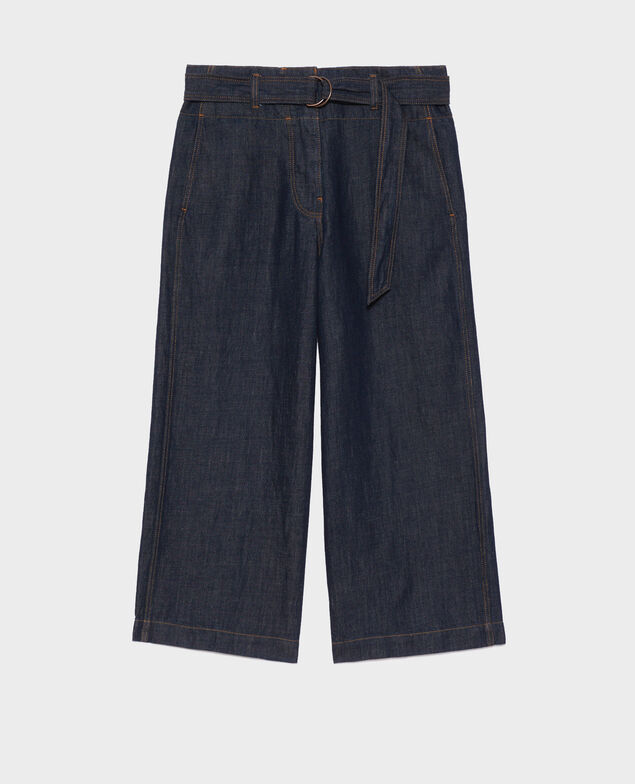 BABETH - Culotte skirt 0681 rinse denim
