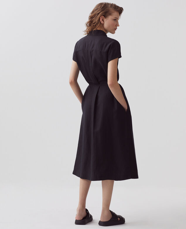 Shirt dress H091 black beauty