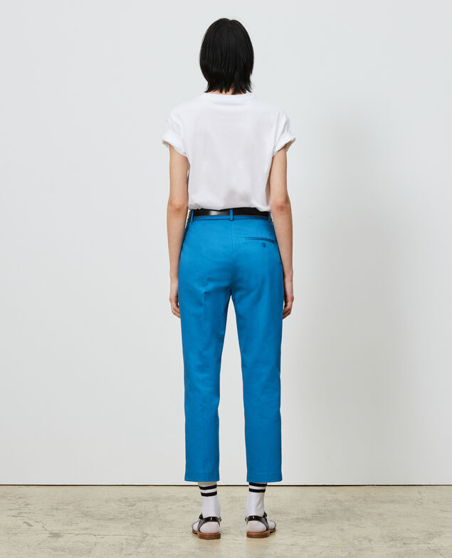 MARGUERITE - Cigarette trousers Faience