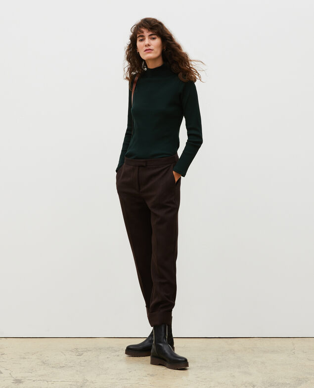 Long-sleeve stretch cotton jumper Scarab