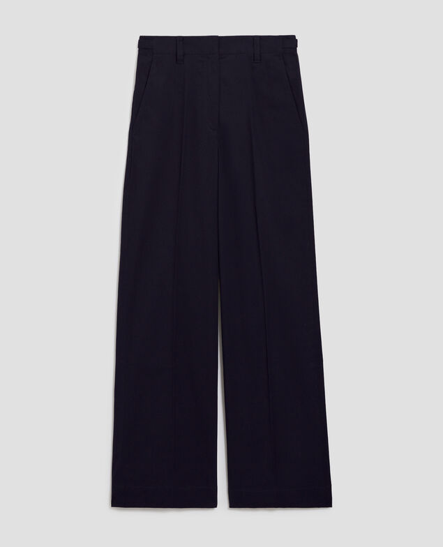BLANDINE - Straight trousers H695 night sky