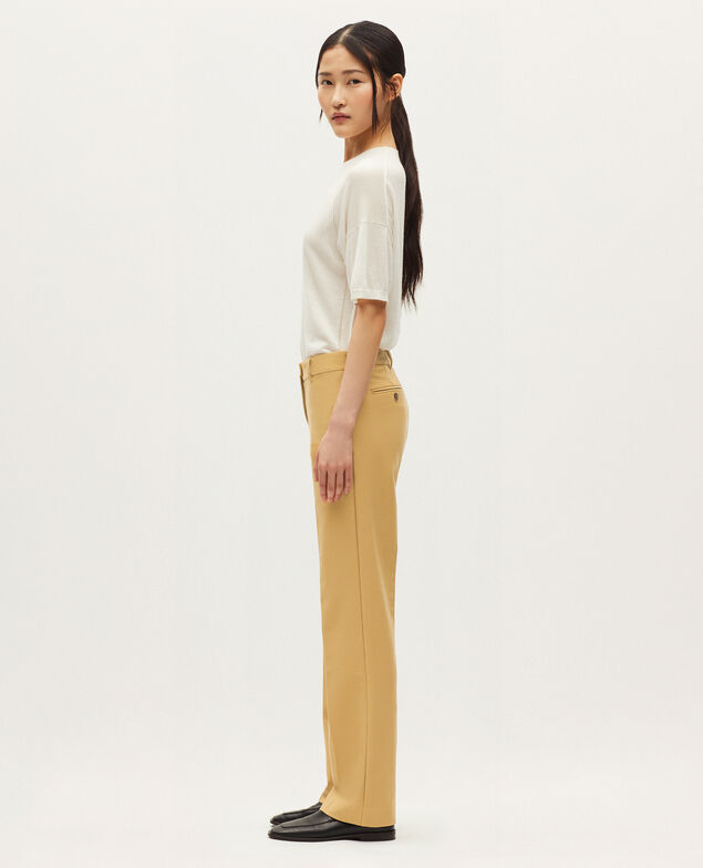 Slim fit straight trousers K320 prairie sand