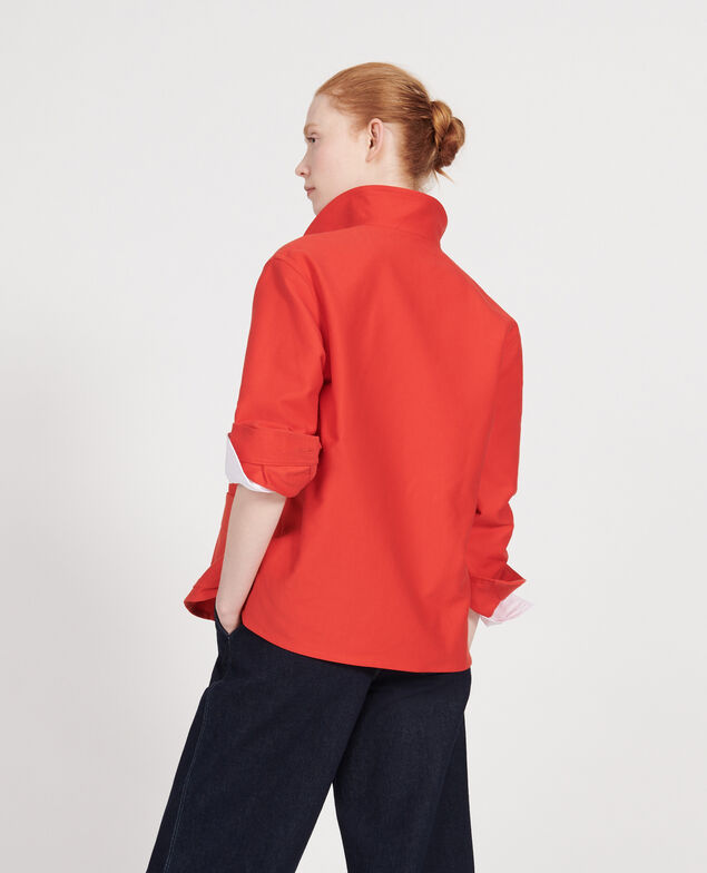 Cotton jacket Fiery red