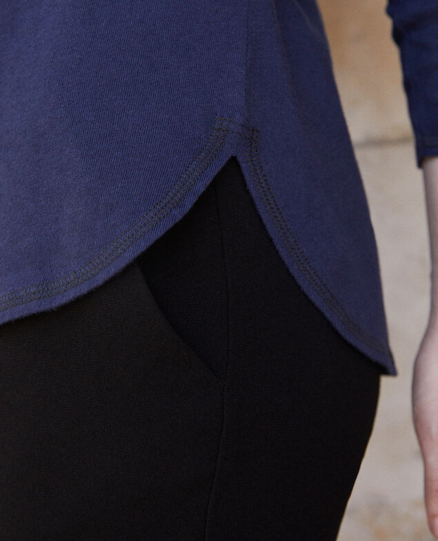  Cotton T-shirt Peacoat