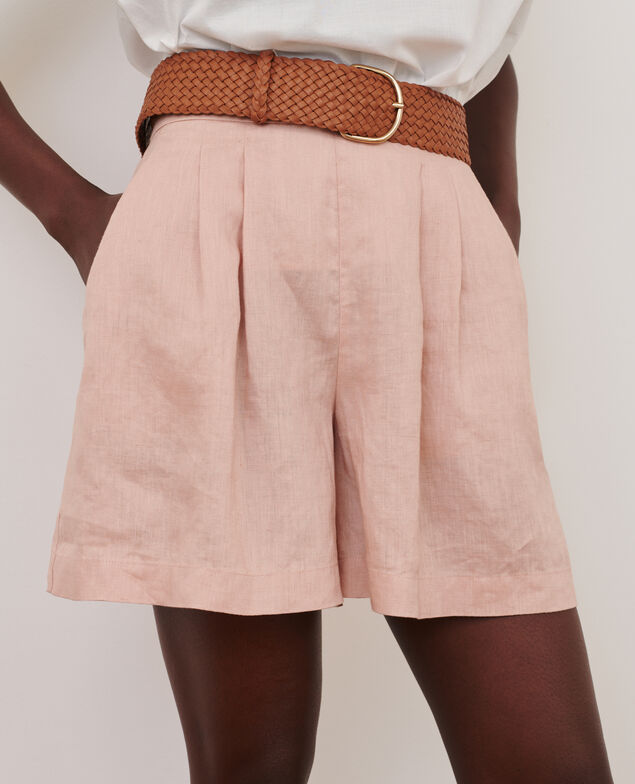 Linen shorts 32 beige