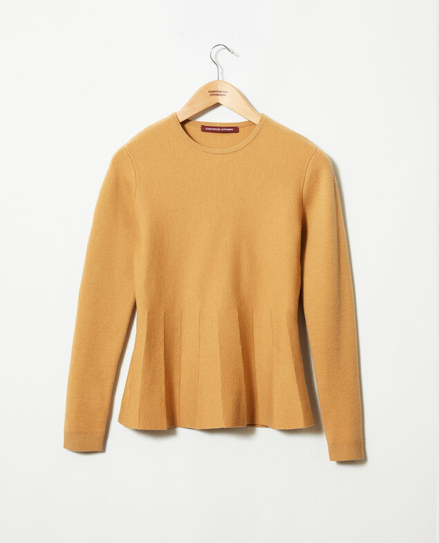 Round neck jumper Iced coffee