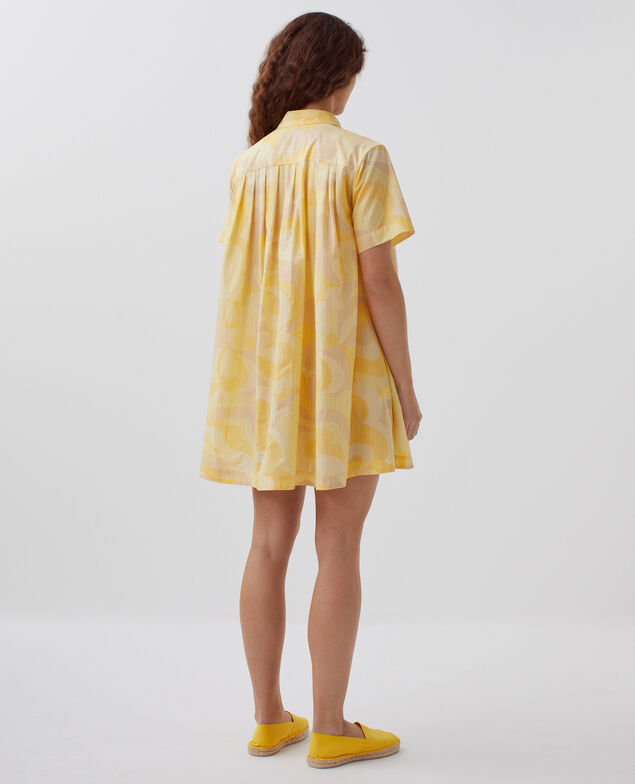 Shirt dress H413 anemone yellow
