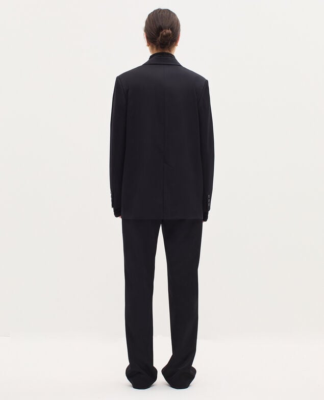 Wool blazer H091 black beauty
