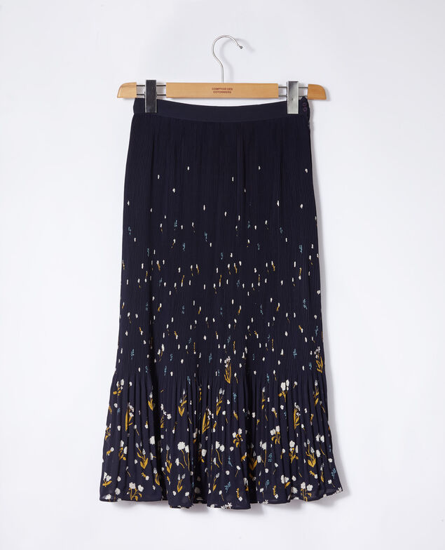 Pleated skirt Blue