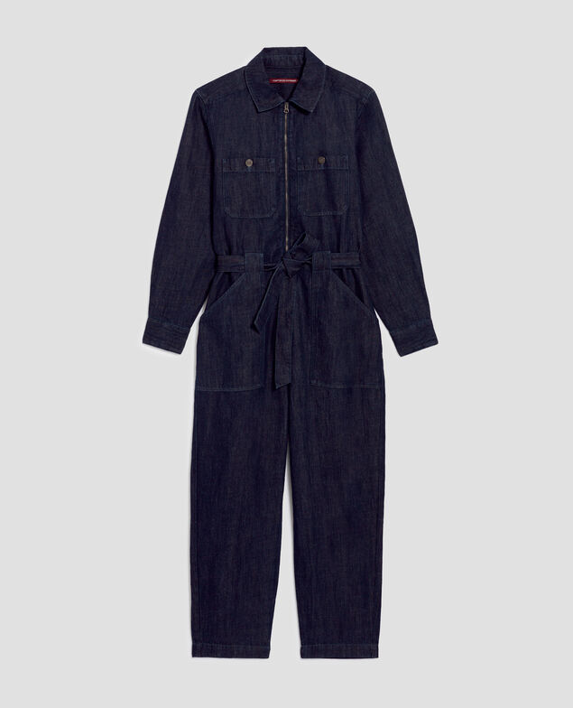 Zip-up jumpsuit H680 rinse