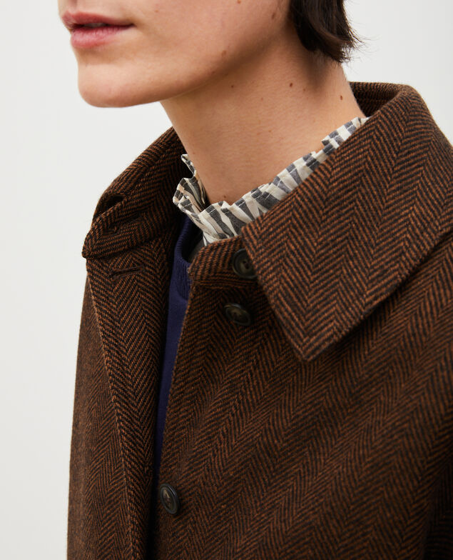 Wool blazer Coffee bean