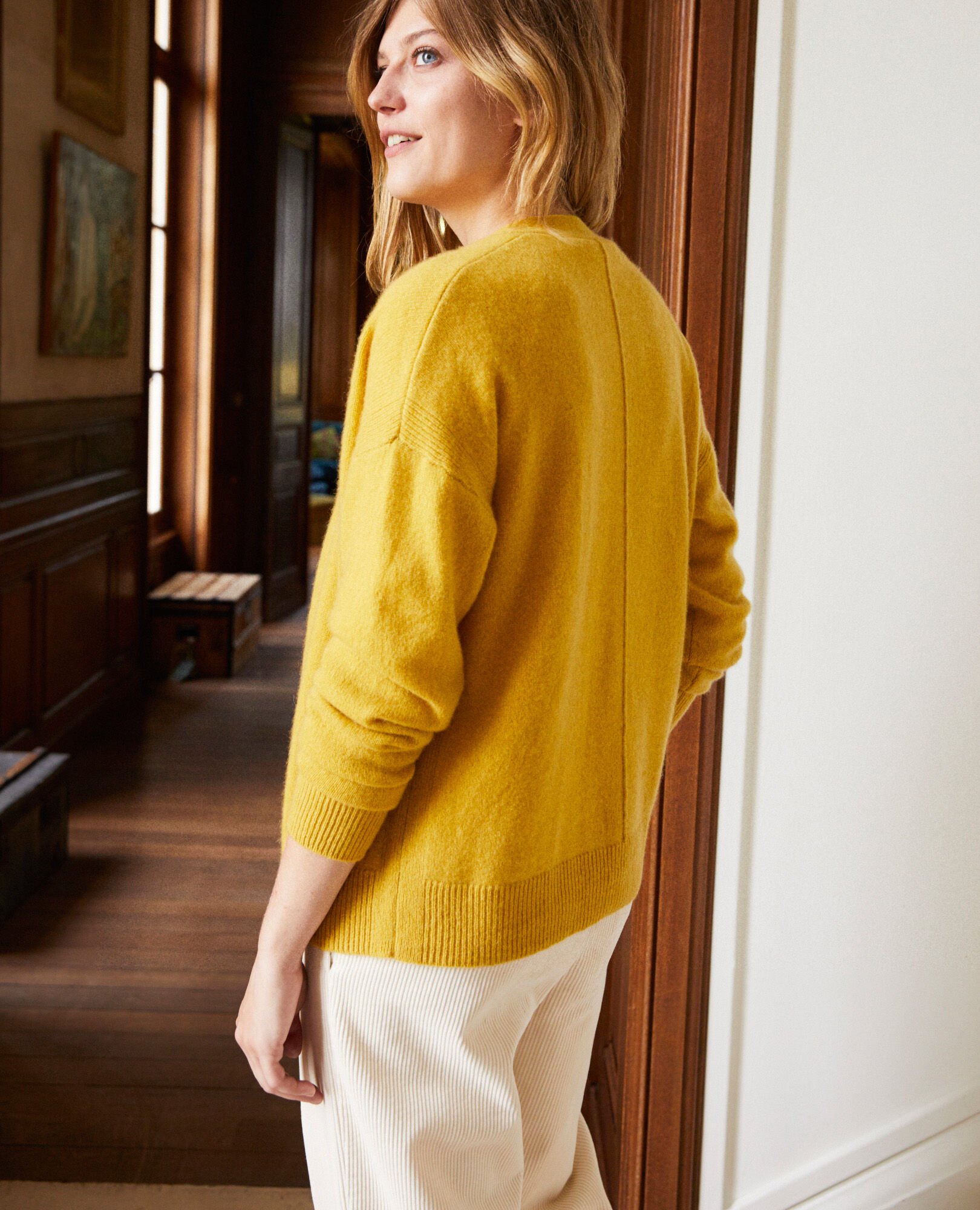 100% Cashmere cardigan sauterne - Comptoir des Cotonniers