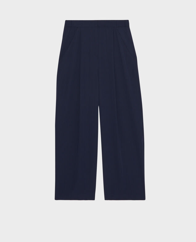 Curved-leg trousers Night sky