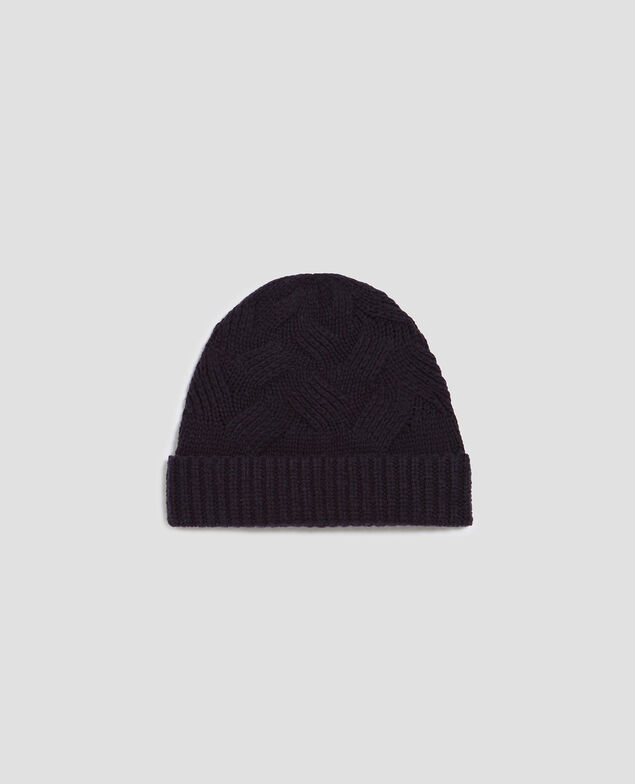 Wool beanie H695 night sky