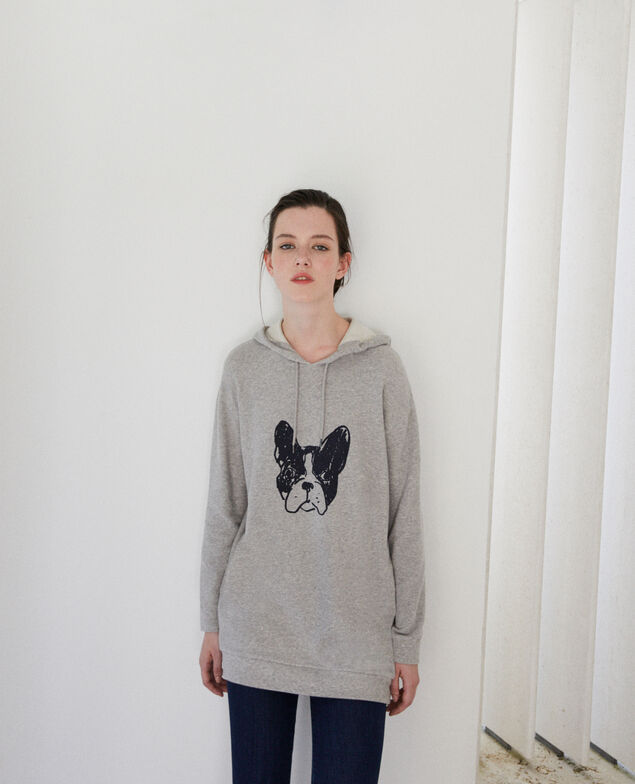 Léon hooded sweatshirt Grey