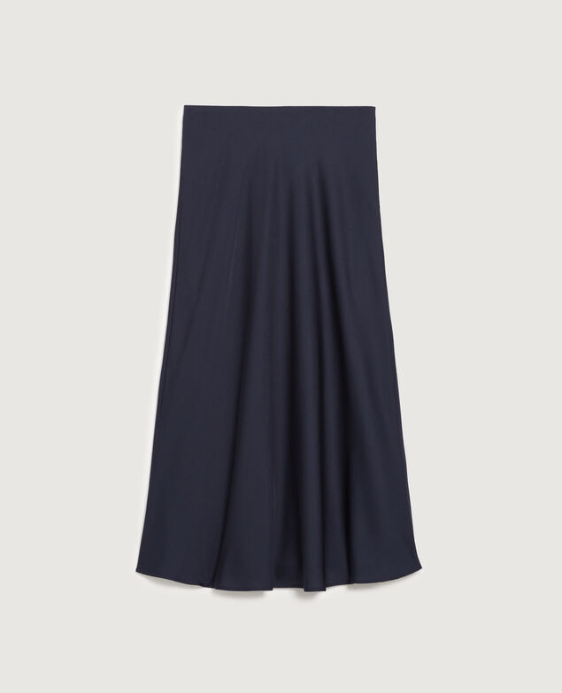 Silky midi skirt H695 night sky