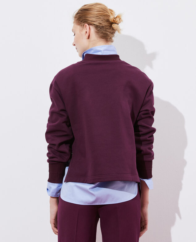 Turtleneck sweatshirt Potent purple