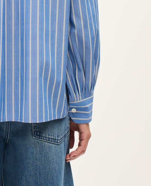 Striped shirt K632 stripes blue