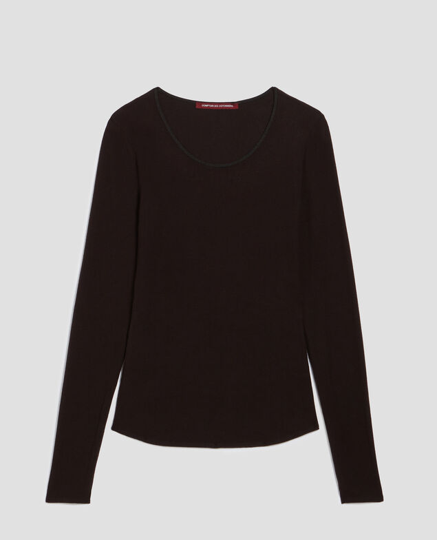 Slim fit t-shirt H091 black beauty