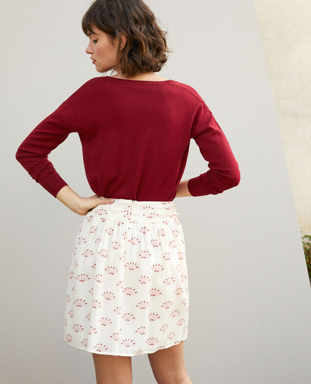 Short skirt White