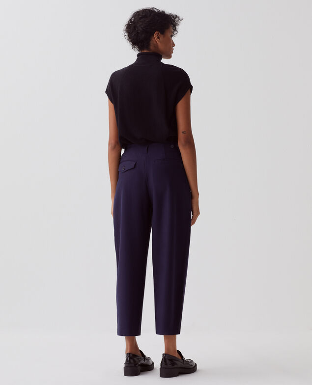 PEGGY - Carrot trousers I690 maritime blue