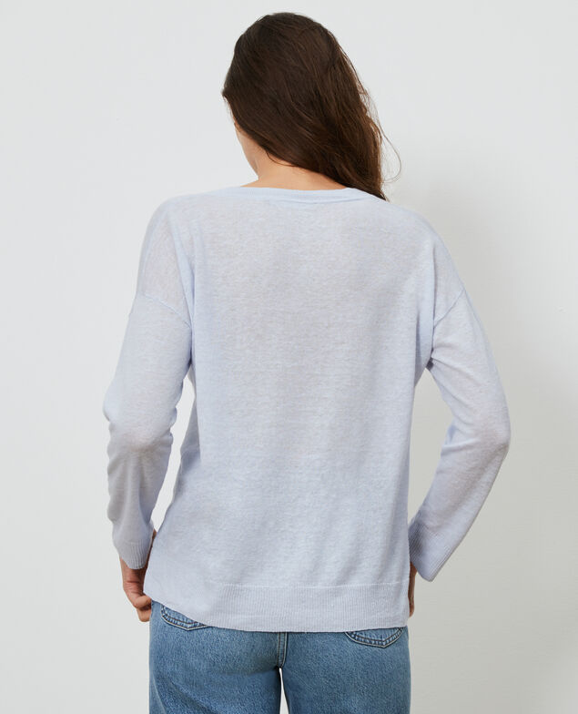Linen and organic cotton jumper Heather