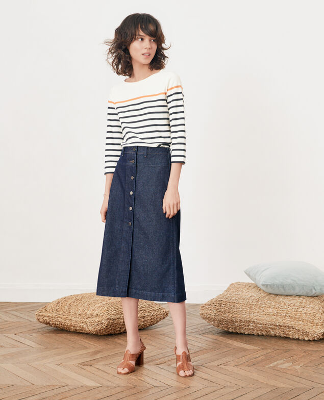 Denim skirt Indigo
